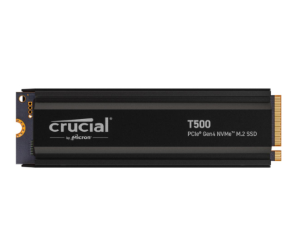 Dysk wewnętrzny CRUCIAL 2TB M.2 PCIe Gen4 NVMe T500 Heatsink CT2000T500SSD5